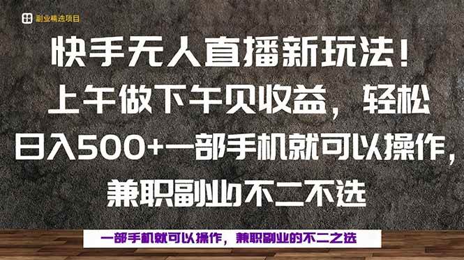 （16119期）一部手机，上午做 下午见收益，学会秒上手，轻松日入500+网创-网赚-兼职-副业天辰网创
