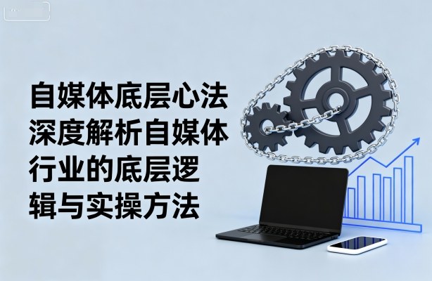 自媒体底层心法，深度解析自媒体行业的底层逻辑与实操方法网创-网赚-兼职-副业天辰网创